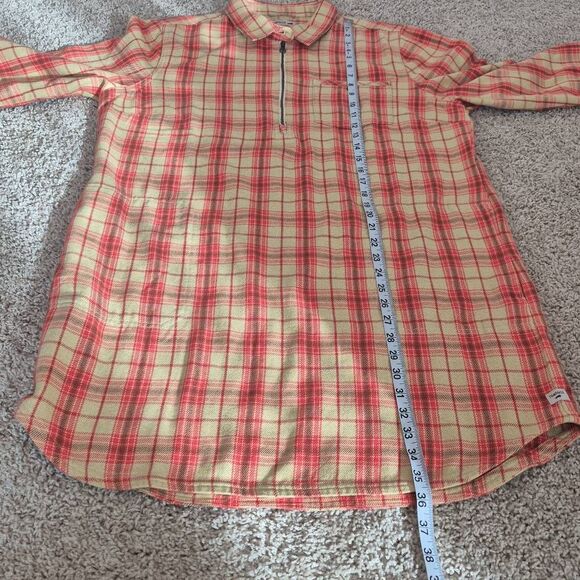 Toad&Co Long Sleeve Women's Size L Quarter Zip Dress Plaid - Picture 7 of 8